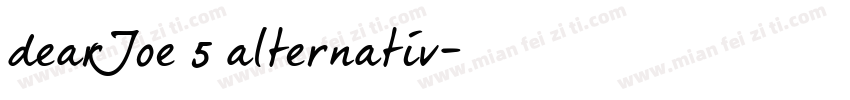 dearJoe 5 alternativ字体转换